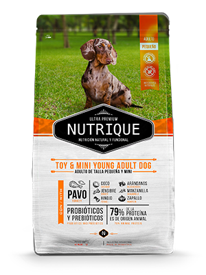 Nutrique Toy &amp; Mini Young Adult Dog x 3kg