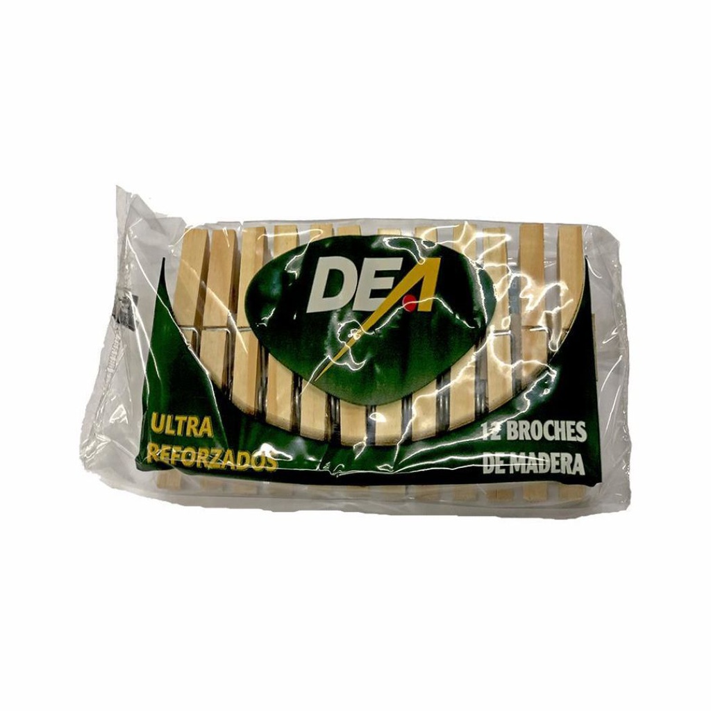 Pack Broche De Madera 12 x 12 unidades