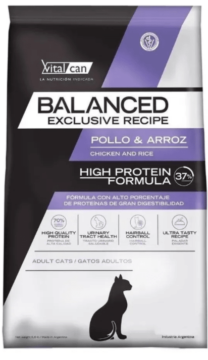 Balanced Exclusive R Pollo &amp; Arroz Gato Adulto x 7.5kg