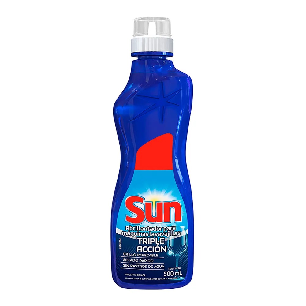 Detergente Sun Abrillantador Triple Accion x 500ml