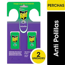 Raid Polilla Perchas x 2un
