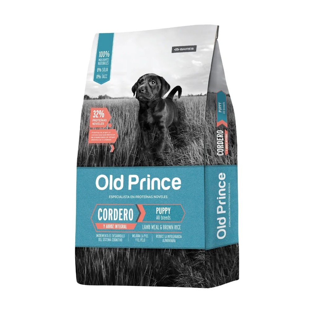 Old Prince Cordero y Arroz Cachorro x 3 kg