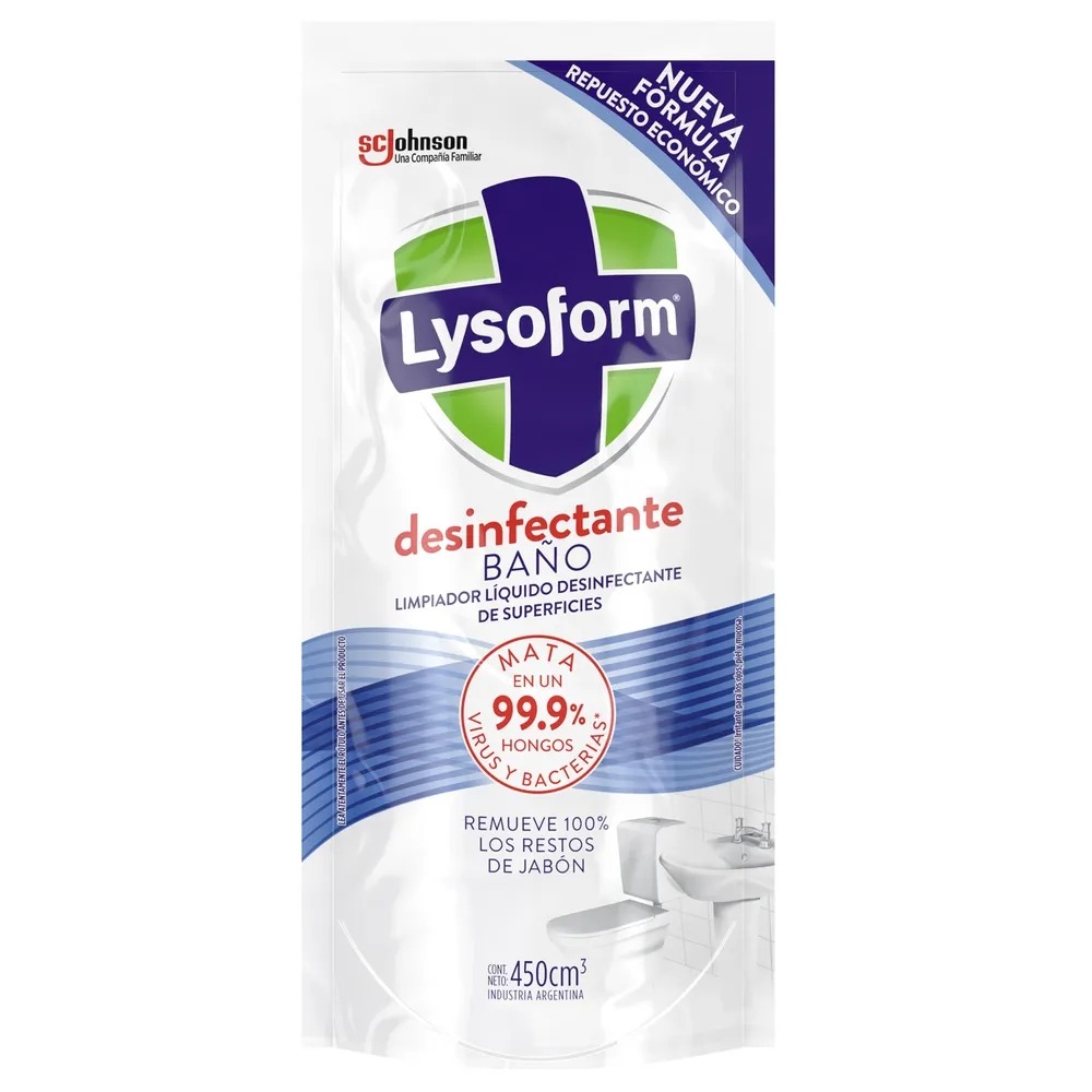 Lysoform Desinfectante Repuesto Baño x 450ml