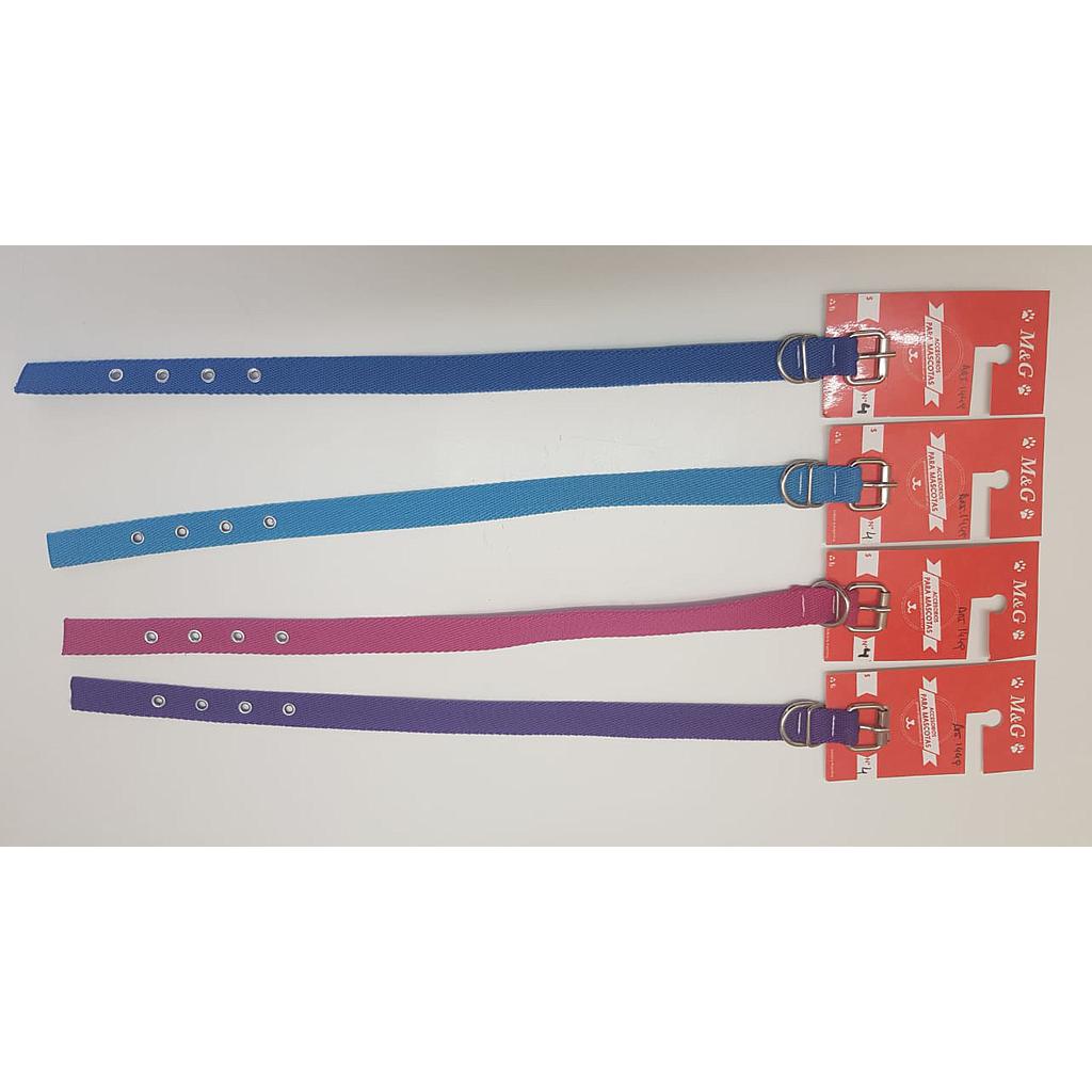 Collar Nylon Liso (2.0cm x 40cm)