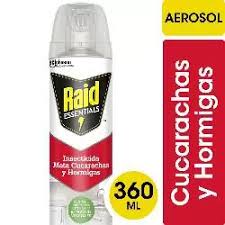 Raid Essentials Mata Cucarachas y Hormigas x 360ml