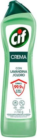 Cif Crema Con Lavandina/Cloro x 750cc