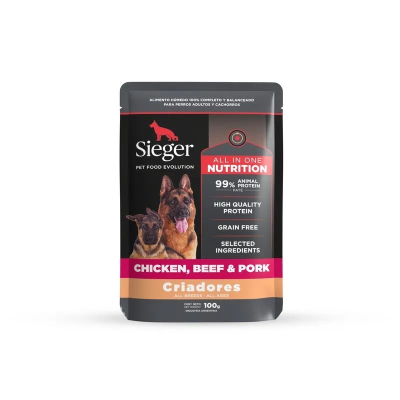 Sieger Criadores WET Pollo x 100gr
