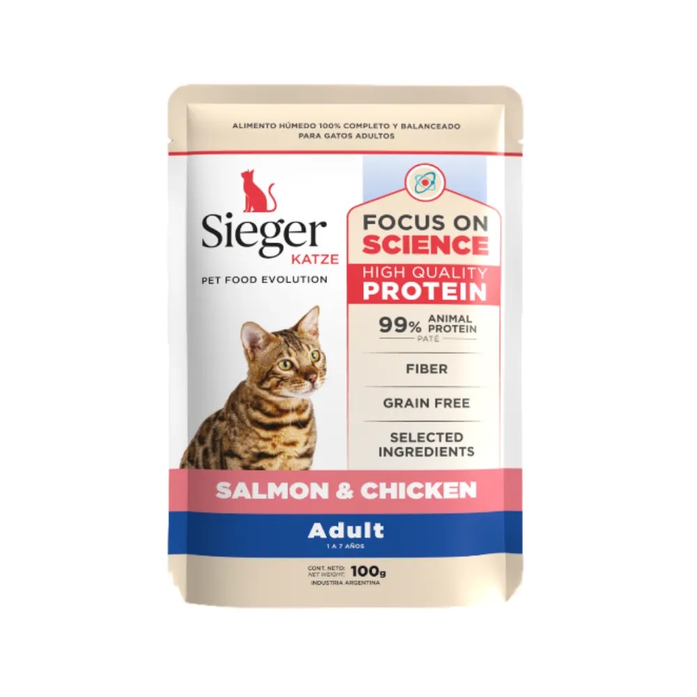 Katze Adult WET Salmon y Pollo x 100 gr