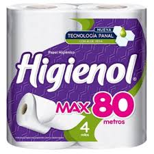 Papel Higienico Higienol Max 4x80mts