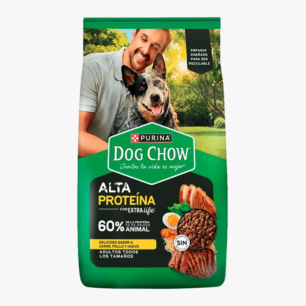 Dog Chow Adulto Mediano y Grande Alta Proteina x 21kg