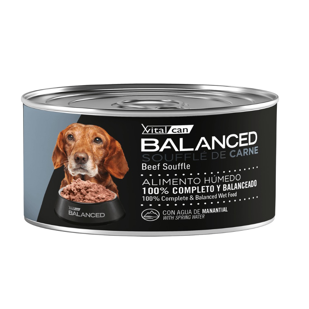 Balanced Souffle de Carne Perro Senior 85g x 12u  