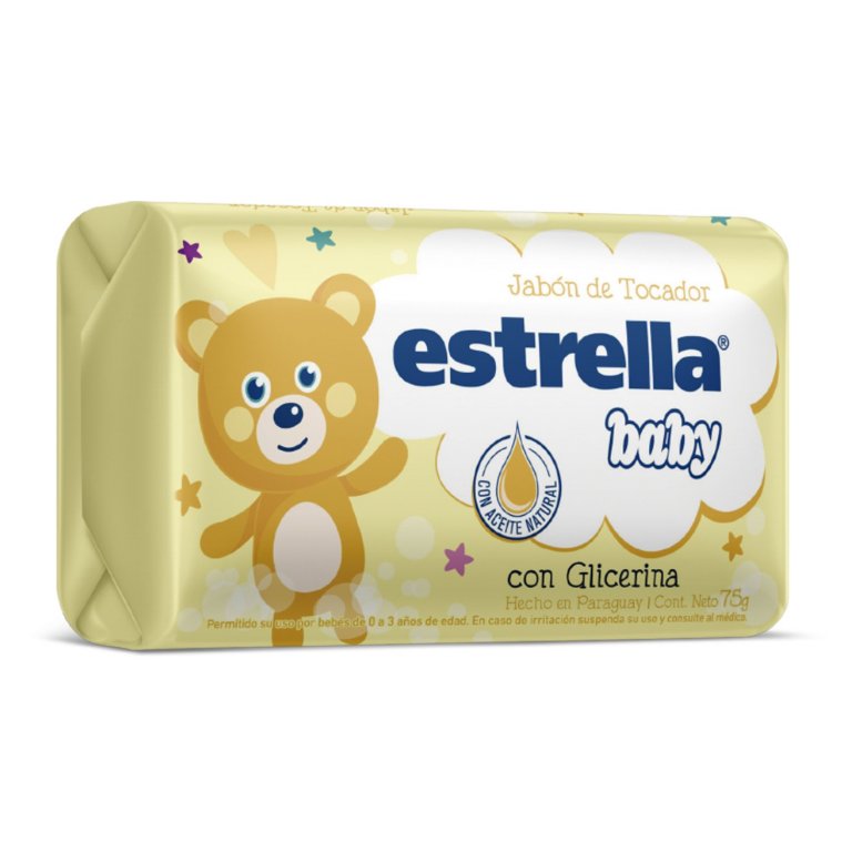 Jabon de Glicerina Estrella Baby