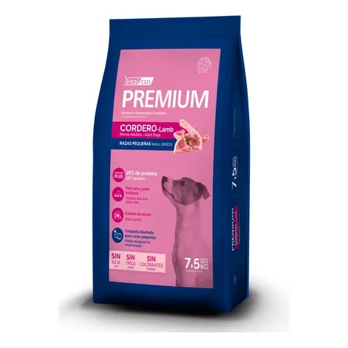 Premium Perro Cordero Raza Pequeña x 7.5 Kg.