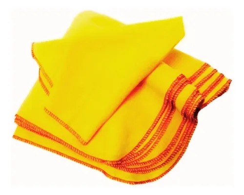 Franela Amarilla Linea 10 38x42 x 12un