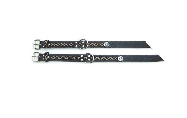 COLLAR SUELA &quot;PIT BULL&quot; ANCHO 62CM MISTER HUESO