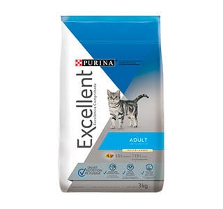 Purina Excellent Adult Cat Chicken &amp; Rice 3kg