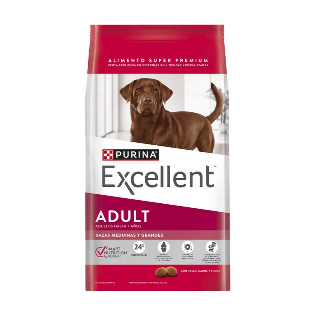 Purina Excellent Adult Dog Medium &amp; Large Breed Ch&amp;R 15kg