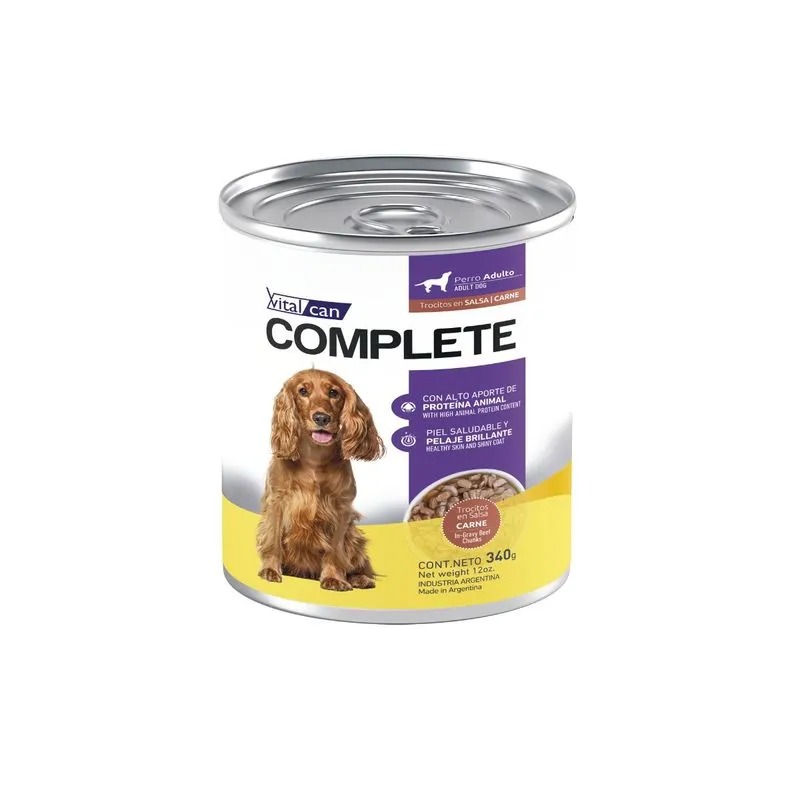 Complete Trocitos En Salsa Carne P Adul 340g X 12u