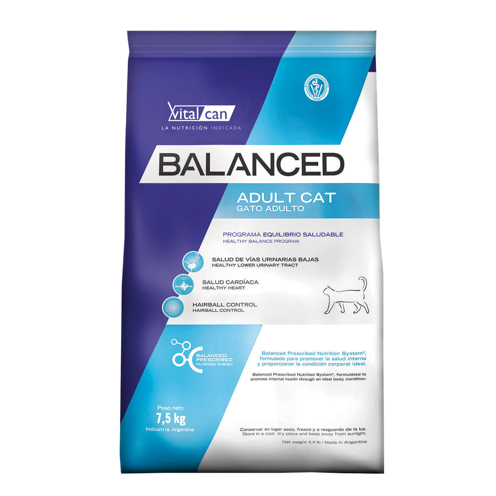 Balanced Gato Adulto x 7,5 kg.