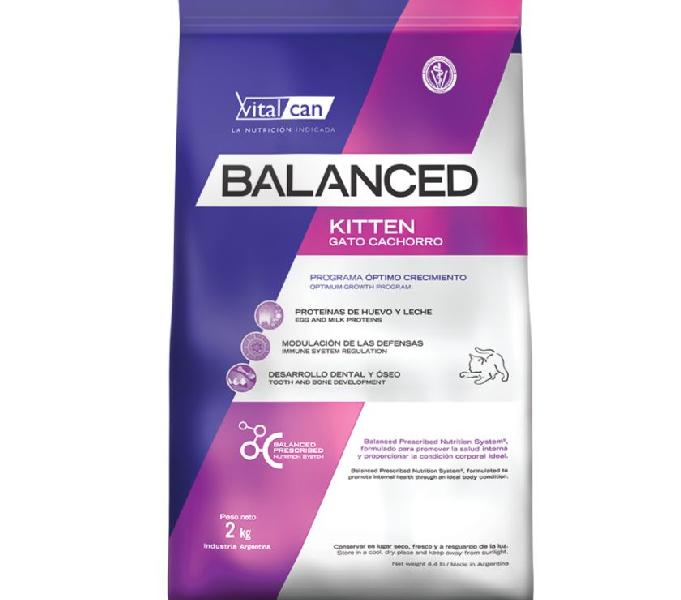 Vital Can Balanced Gato Kitten X 2 Kg.