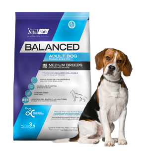 Vital Can Balanced Perro Adulto Raza Mediana X 3 Kg.