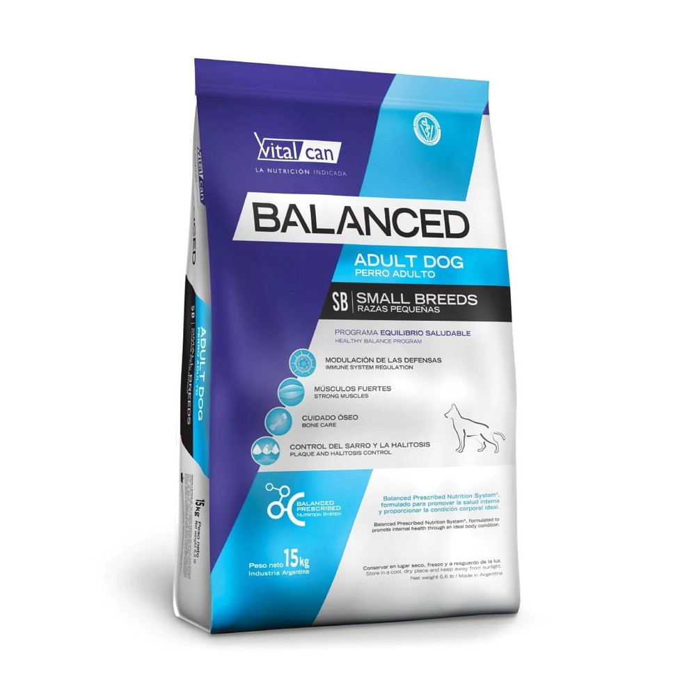 Balanced Perro Adulto Raza Pequeña x 3 kg.