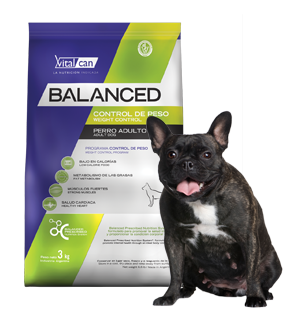 Balanced Perro Control Peso Allages x 12 kg.