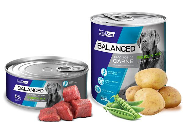 Vital Can Balanced Perro Green Mix 340gr 