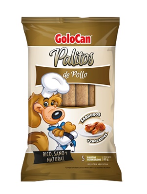 PALITOS DE POLLO 80 GRS X 36 UNID - GOLOCAN