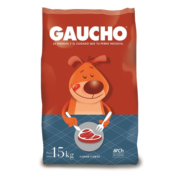 PERROS ADULTOS CARNE 15 KG. GAUCHO
