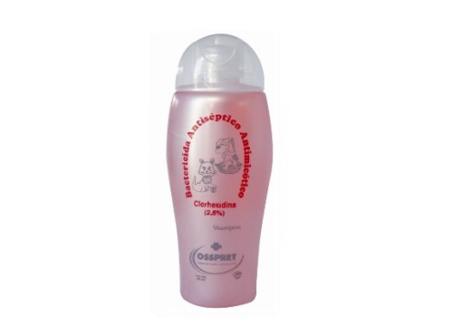 SHAMPOO CLORHEXIDINA AL 2,5% 250 CM3 OSSPRET