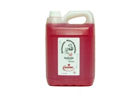 SHAMPOO MEDICADO HIPOALERGENICO 5000 CM3. OSSPRET
