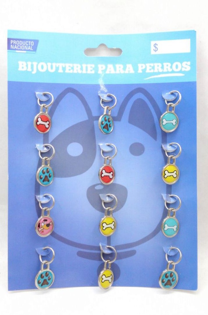 BIJOUTERI PARA PERRO BLISTER X 12 UNIDADES - DOBRO