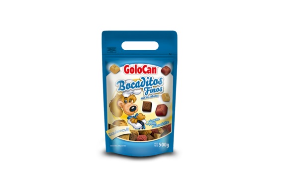 BOCADITOS CARNE POLLO Y CHOCOLATE  500 GRS - GOLOCAN 330-D