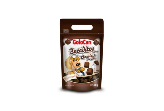 BOCADITOS CHOCOLATE CON LECHE 500 GRS - GOLOCAN 360-D