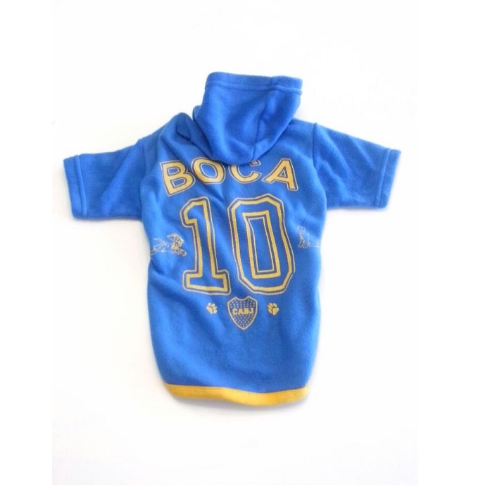 BUZO POLAR CON CAPUCHA BOCA TALLE 65CM - FAMILY PETS
