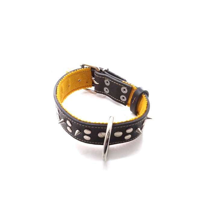 COLLAR SUELA C/PUAS O APLIQUES GRANDES- PER-ROS