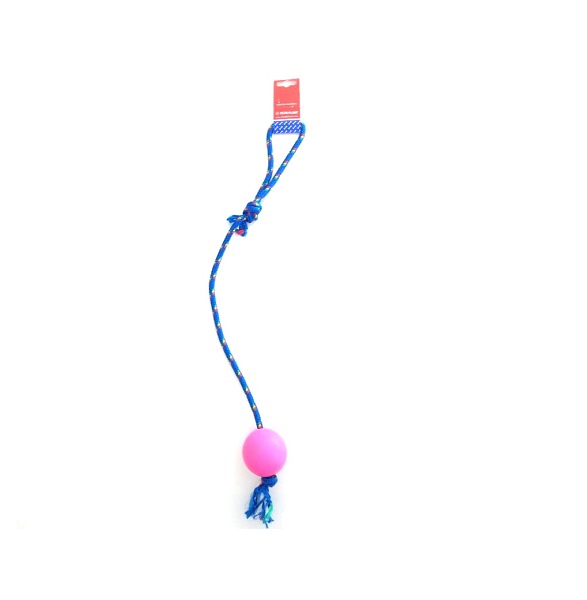 PELOTA DE GOMA MEDIANA SOGA ALPINA 8MMX55CM S202 - PETS PLAST