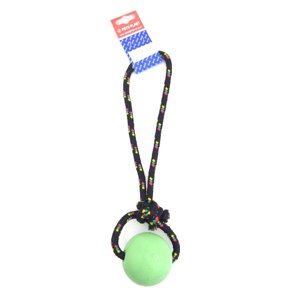 PELOTA DE GOMA MEDIANA SOGA ALPINA 8MMX25CM S402 - PETS PLAST