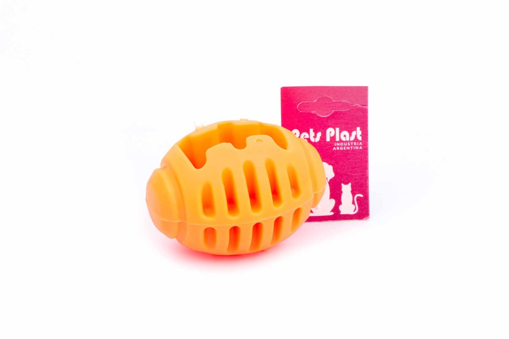 PELOTA RUGBY GRANDE DE GOMA - PETS PLAST