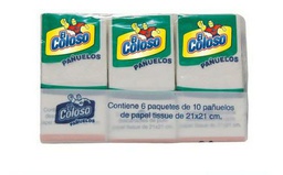 [EL COLOSO PAÑUELOS PACKX6] Pañuelos Descartables El Coloso x 6un