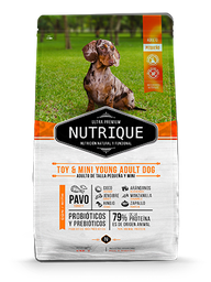 [70013] Nutrique Toy &amp; Mini Young Adult Dog x 3kg