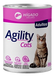 Agility Cats Lata Higado x 340 grs