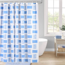 [012] CORTINA PARA BAÑO CON PROTECTOR PREMIUM ELIPLAST <>