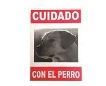 [101621] CARTEL CUIDADO LABRADOR - CAFRAN