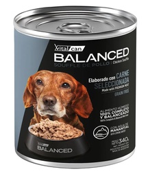[132061] Balanced Souffle de Pollo Perro Senior 340g x 12u  