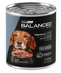 [132060] Balanced Souffle de Carne Perro Senior 340g x 12u  