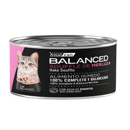 [132063] Balanced Souffle de Merluza Gato Cachorro 85g x 12u  