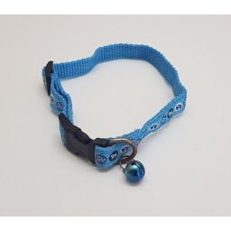 [24019] collar regulable con cascabel mediano
