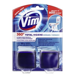 [VIM PAST.INODX100 DUO PACK OCEAN-83 _77472] Vim Bloque Para Mochilas De Inodoro Oceano